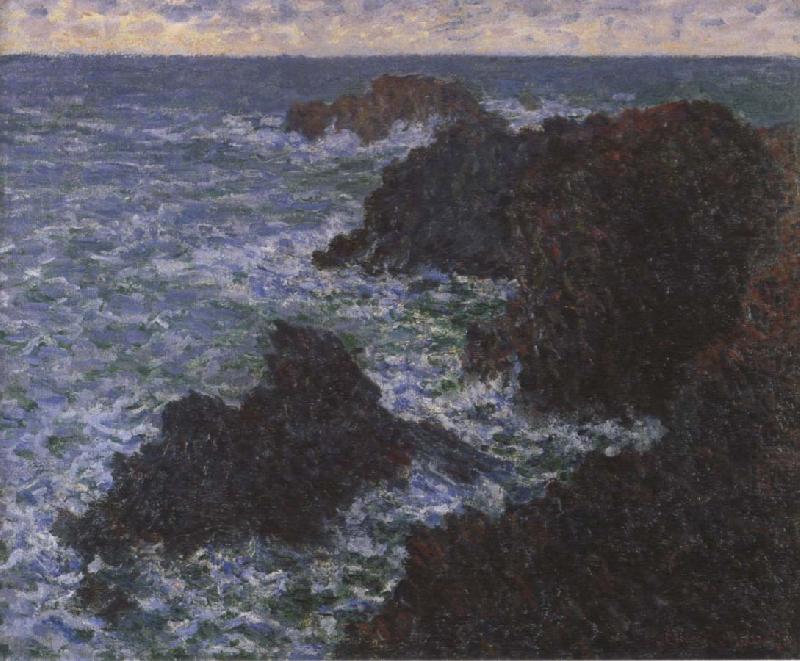 The Rocks of Belle-lle, Claude Monet